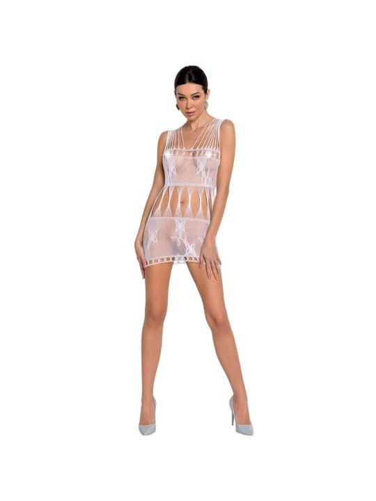 PASSION - WOMAN BS090 WHITE BODYSTOCKING ONE SIZE