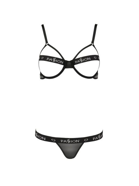 PASSION - SET DUE PEZZI KYOKA NERO S/M
