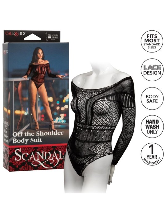 CALEXOTICS - SCANDAL TEDDY ONE SIZE