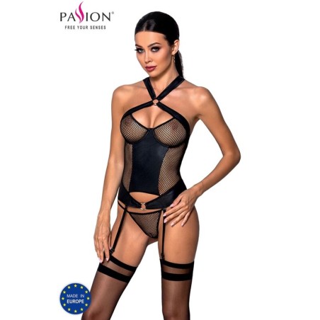 PASSION - AMANDA KORSET ECO LEER L/XL