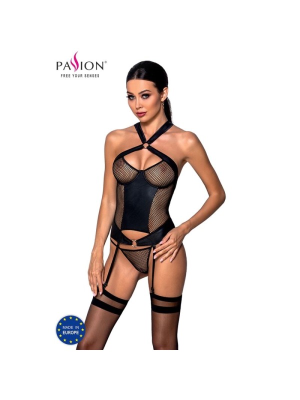 PASSION - AMANDA CORSET CUERO ECOLOGICO L/XL