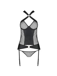 PASSION - AMANDA CORSET ECOLOGICAL LEATHER L/XL