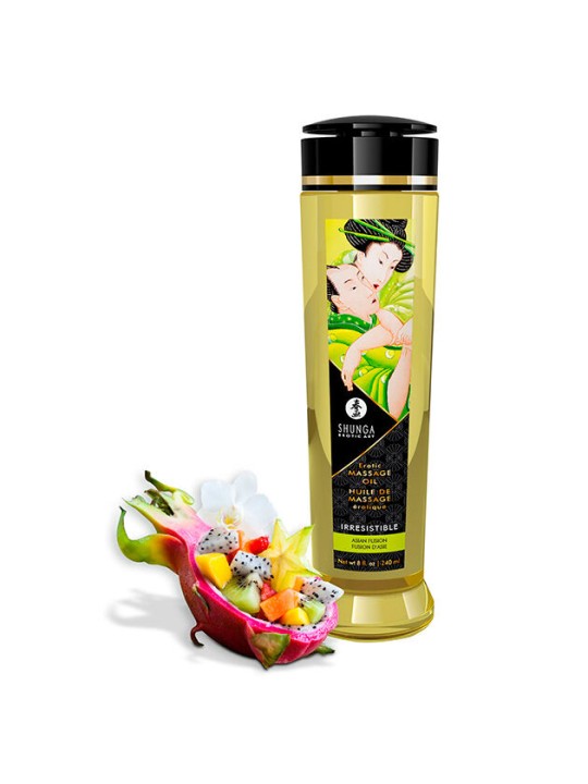 SHUNGA - IRRESISTIBLE EROTIC MASSAGE OIL 240ML