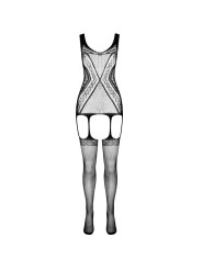 PASSION - ECO COLLECTION BODYSTOCKING ECO BS007 SCHWARZ