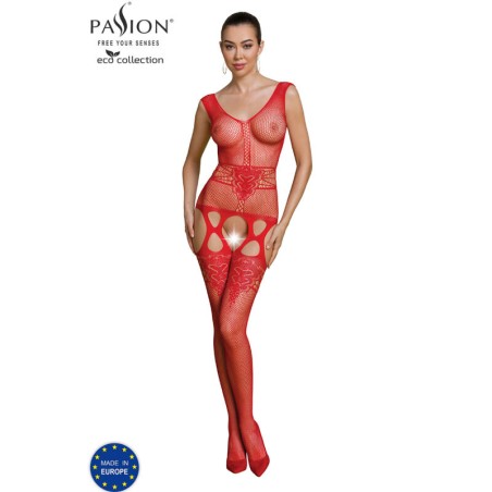 PASSION - ECO COLLECTIE BODYSTOCKING ECO BS014 ROOD