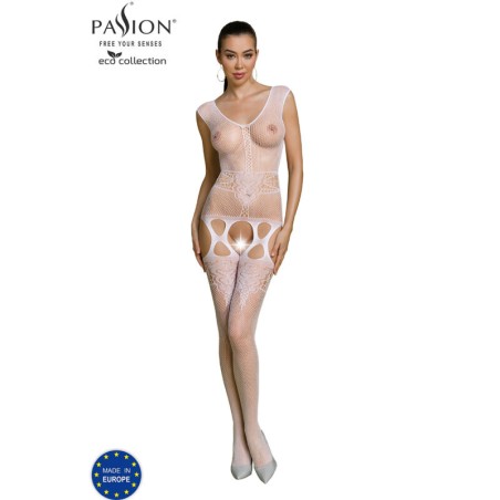 PASSION - ECO COLLECTIE BODYSTOCKING ECO BS014 WIT