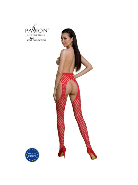 PASSION - ECO COLLECTION BODYSTOCKING ECO S003 RED