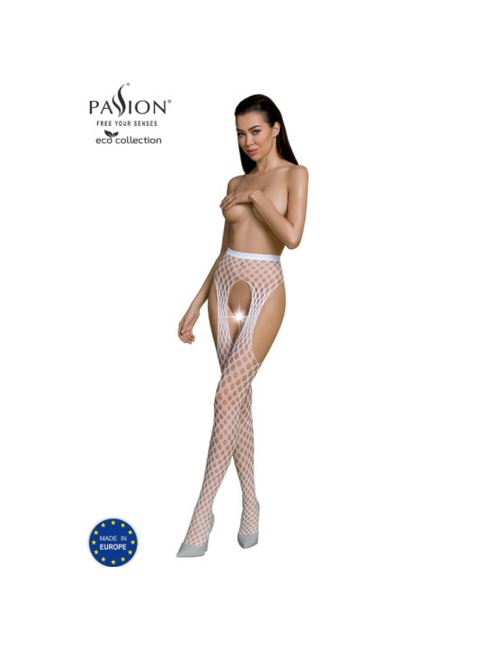 PASSION - ECO COLLECTION BODYSTOCKING ECO S003 BLANCO