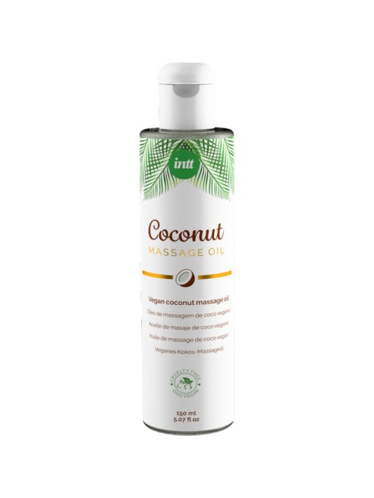 INTT - ACEITE DE MASAJE VEGANO DULCE CON SABOR A COCO RELAJANTE