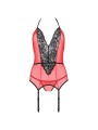 PASSION - PEONIA CORSET EROTIC LINE ROJO S/M