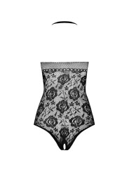 PASSION - BS094 BLACK BODYSTOCKING ONE SIZE