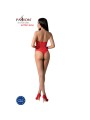 PASSION - BS094 RODE BODYSTOCKING ÉÉN MAAT