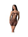 PASSION - BS096 BODYSTOCKING NOIR TAILLE UNIQUE