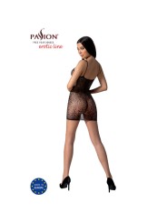 PASSION - BS096 BLACK BODYSTOCKING ONE SIZE