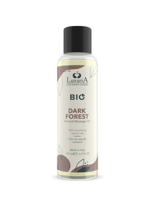 INTIMATELINE LUXURIA - HUILE DE MASSAGE BIO FORÊT NOIRE 100 ML