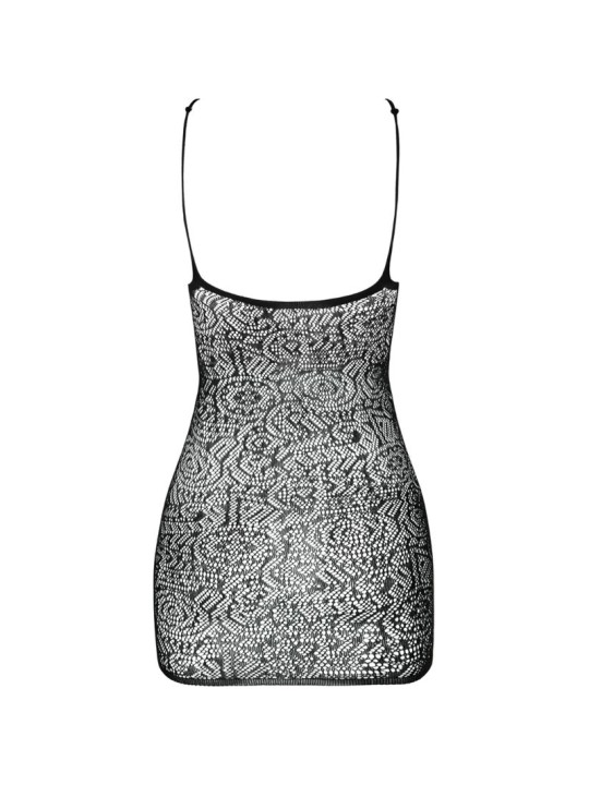 PASSION - BS096 SCHWARZER BODYSTOCKING, EINE GRÖSSE