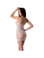 PASSION - BS096 BODYSTOCKING BLANCO TALLA ÚNICA