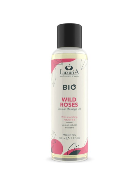 INTIMATELINE LUXURIA - OLIO DA MASSAGGIO BIO ALLA ROSA SELVATICA 100 M