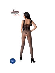 PASSION - BS098 BODYSTOCKING NEGRO TALLA ÚNICA