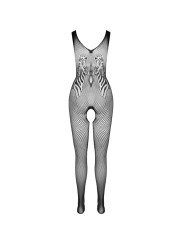 PASSION - BS098 BODYSTOCKING NEGRO TALLA ÚNICA