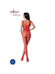 PASSION - BS098 BODYSTOCKING ROJO TALLA ÚNICA