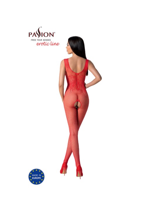 PASSION - BS098 ROTER BODYSTOCKING, EINE GRÖSSE