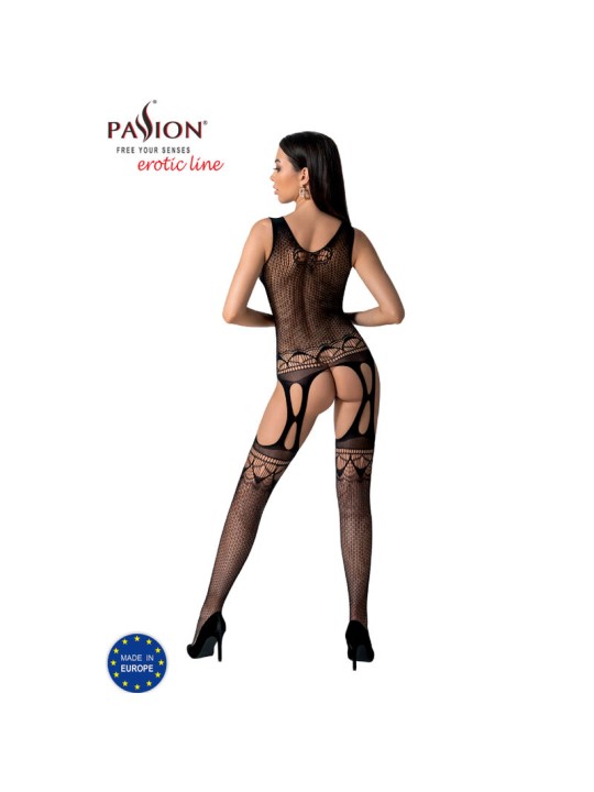 PASSION - BS099 BODYSTOCKING NOIR TAILLE UNIQUE