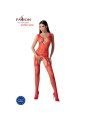 PASSION - BS099 BODYSTOCKING ROJO TALLA ÚNICA