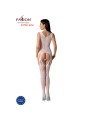 PASSION - BS099 WEISSER BODYSTOCKING, EINE GRÖSSE