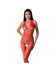 PASSION - BS100 BODYSTOCKING ROUGE TAILLE UNIQUE