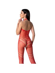 PASSION - BS100 BODYSTOCKING ROJO TALLA ÚNICA