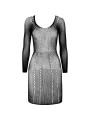 PASSION - BS101 BODYSTOCKING NEGRO TALLA ÚNICA
