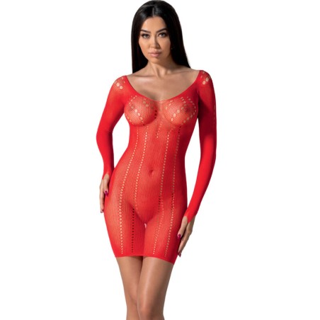 PASSION - BS101 RODE BODYSTOCKING ÉÉN MAAT