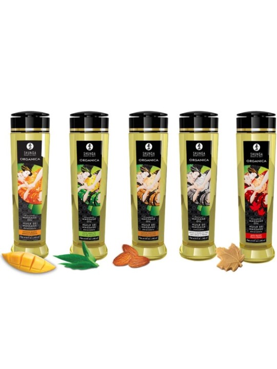 SHUNGA - ACEITE DE MASAJE ORGÁNICO MANGO 240 ML