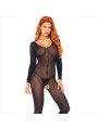 LEG AVENUE - BODYSTOCKING LANGARM SCHWARZ
