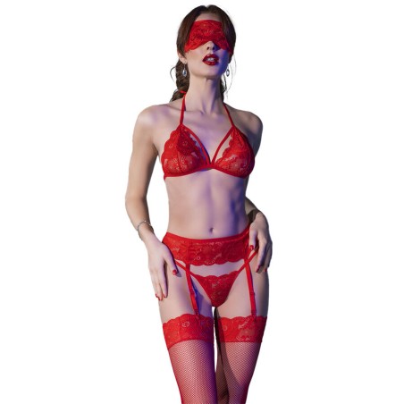 CHILIROSE - CR 4467 VIERDELIGE SET ROOD L/XL