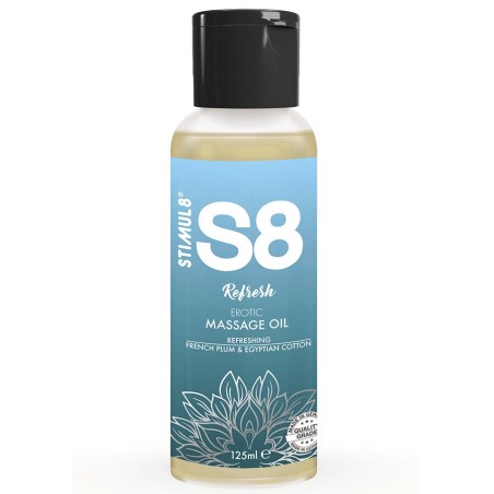 STIMUL8 - S8 REFRESH KATOEN MASSAGEOLIE 125 ML