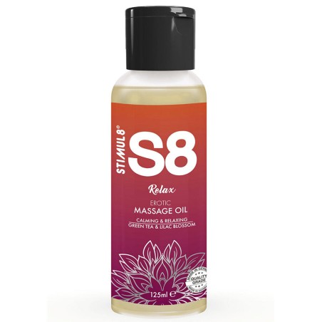STIMUL8 - S8 RELAX GRÜNER TEE MASSAGEÖL 125 ML