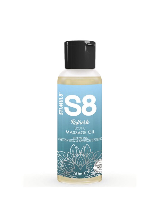 STIMUL8 - S8 REFRESH ACEITE DE MASAJE ERÓTICO ALGODÓN 50 ML