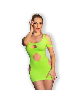 CHILIROSE - CR 4671 DRESS GREEN S/M
