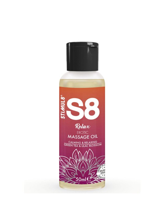 STIMUL8 - S8 RELAX OLIO PER MASSAGGIO EROTICO TÈ VERDE 50 ML
