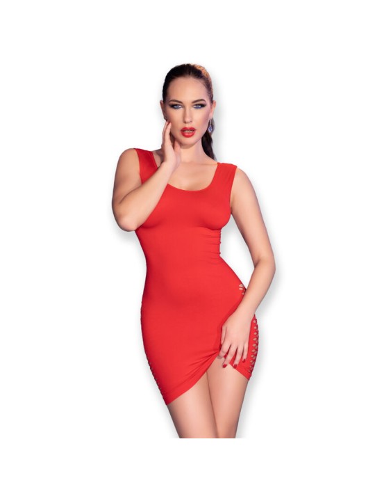 CHILIROSE - CR 4622 DRESS RED S/M