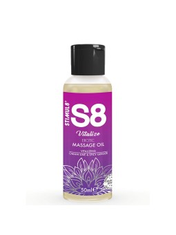 STIMUL8 - S8 VITALIZE EROTIC MASSAGE OIL LIME 50 ML