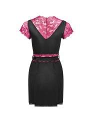 LIVCO CORSETTI FASHION - ROBE DE CHAMBRE + CULOTTE KUMIKO LC 90428 NOI