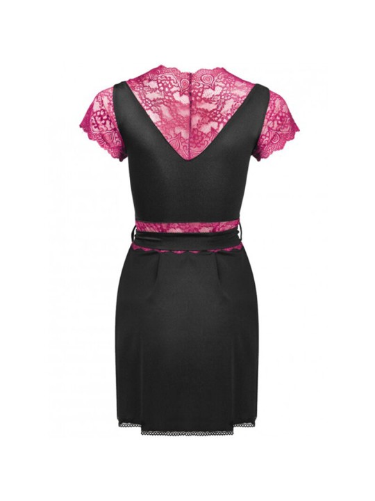 LIVCO CORSETTI FASHION - KUMIKO LC 90428 DRESSING GOWN + PANTY BLACK S