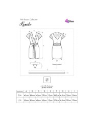 LIVCO CORSETTI FASHION - KUMIKO LC 90428 BATA + PANTY NEGRO S/M