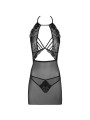 LIVCO CORSETTI FASHION - CAMISA MALVIAMI LC 90625 + CALCINHA PRETA L/X