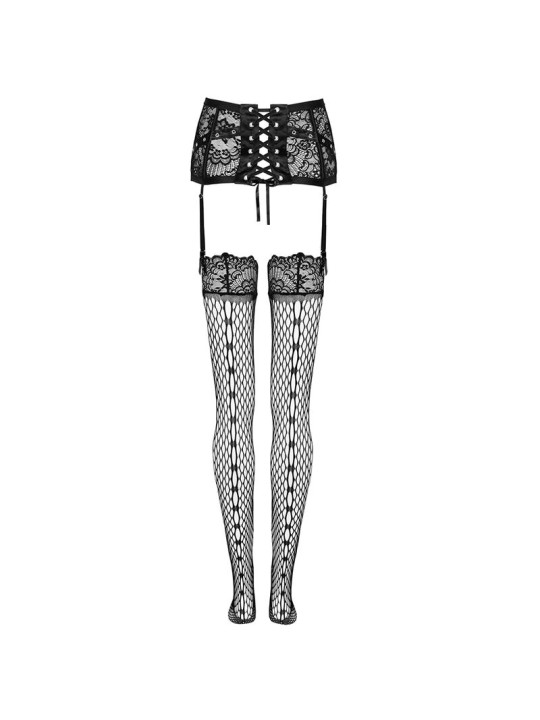 LIVCO CORSETTI FASHION - JELLY LC 90673 KOUSENBAND + KOUSEN ZWART L/XL