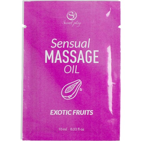 SECRETPLAY - ENKELE DOSIS EXOTISCHE FRUIT MASSAGEOLIE 10 ML