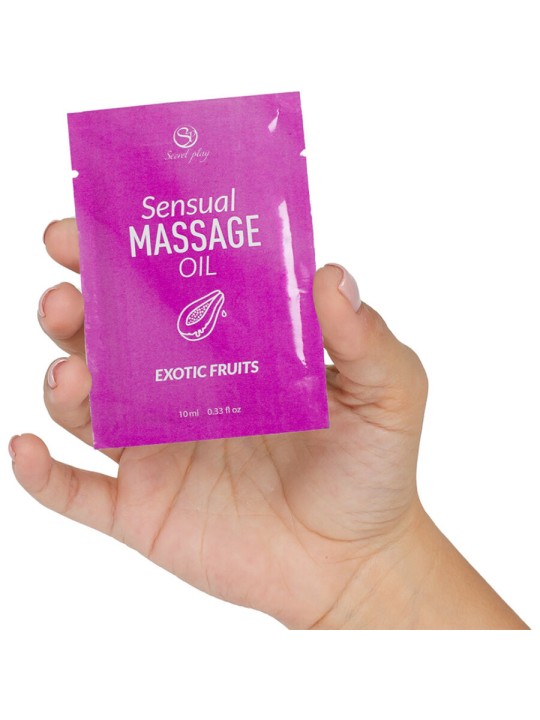 SECRETPLAY - ENKELE DOSIS EXOTISCHE FRUIT MASSAGEOLIE 10 ML